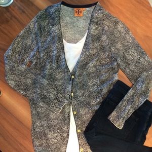 Tory Burch deep v cardigan